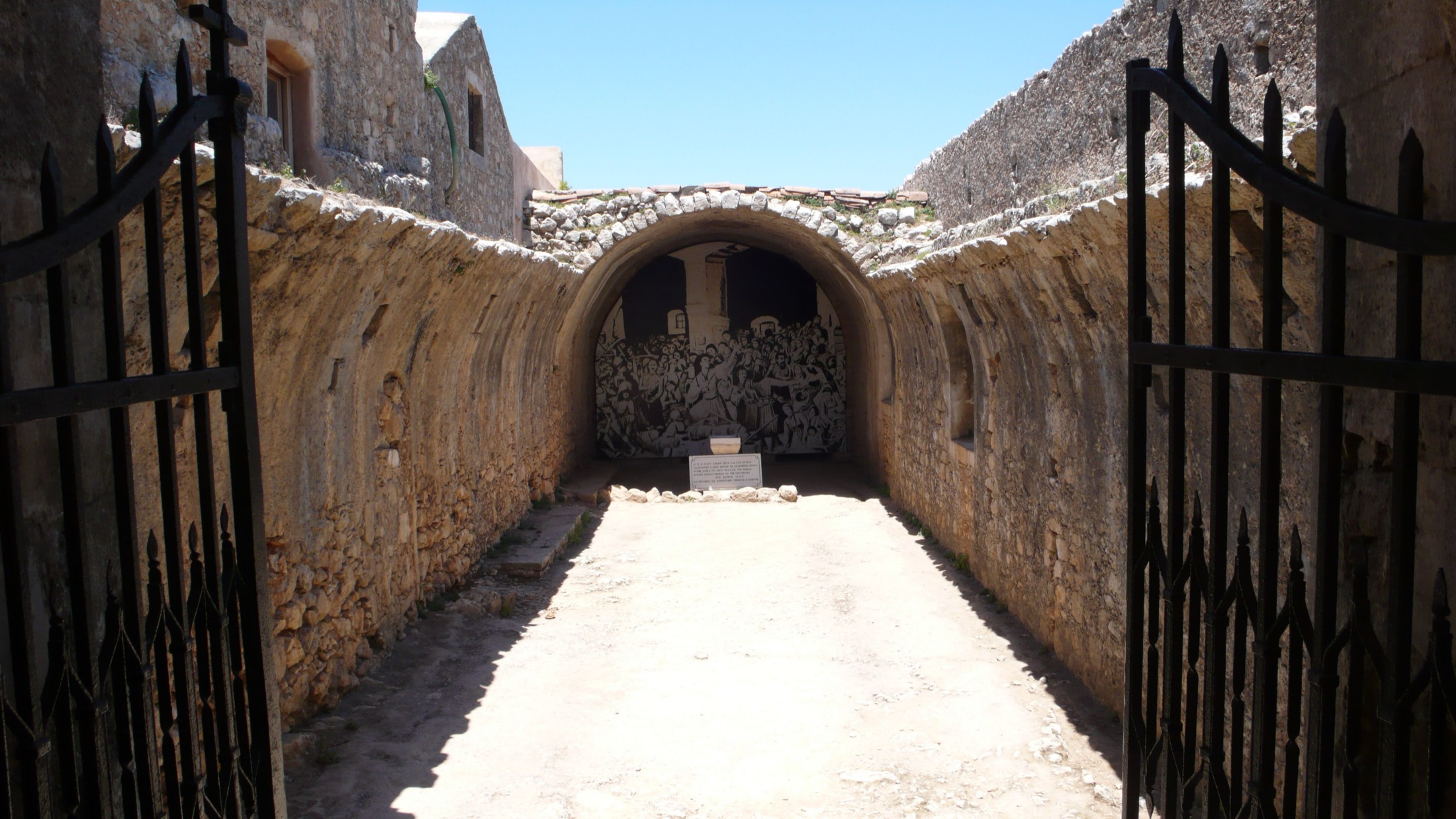 Powder magazine building at Arkadi Monastery